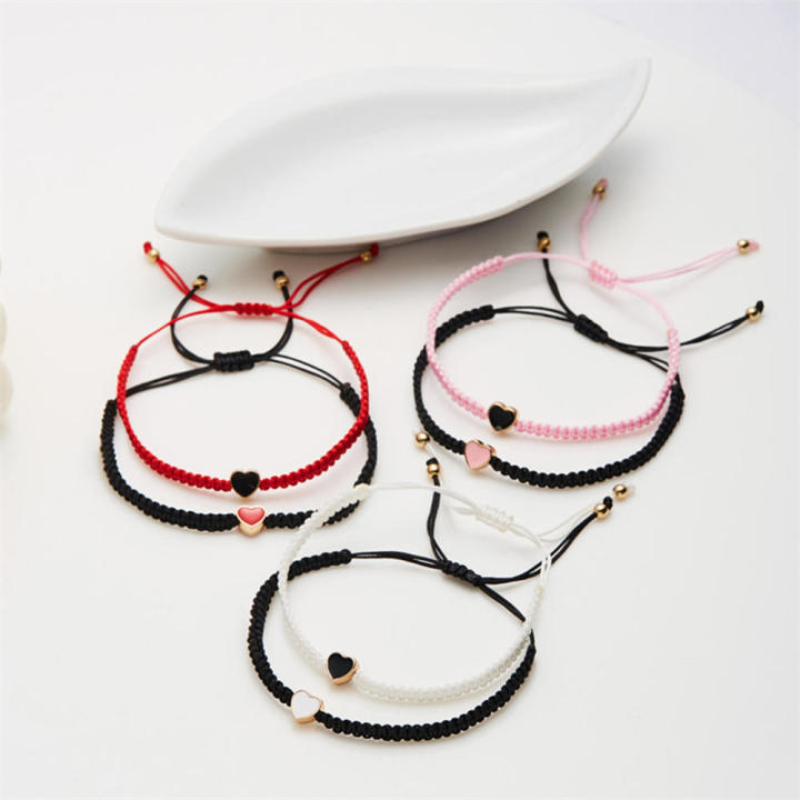 Bracelet%20Set%20Friendship%20Jewelry%20Heart%20Beaded%20Bracelet%20Braided%20Rope%20Bracelet%20Matching%20Couple%20Bracelet%20-%20Image%204