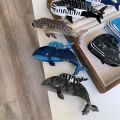 2023 New Design Cartoon Marine Shark Hair Clips Cute Blue Whale Acetate Hair Claw Hair Tiara Accessories Vintage Jewelry Gift.
