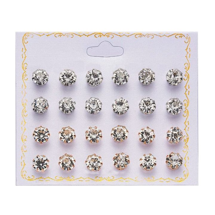 12%20pairs/set%20Crystal%20Simulated%20Pearl%20Earrings%20Set%20Women%20Jewelry%20Accessories%20Piercing%20Ball%20Stud%20Earring%20kit%20Bijouteria%20brincos%20-%20Image%204