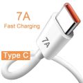 Xiaomi 6A 7A USB Type C Cable for Quick Charge Cable for Devices Data Synchronization Fast Charger Cable samsung, OPPO, Vivo, realme, infinix, tecno, samphony, oneplus, Huawei. 