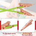 20 Mini Toothless Alligator Test Clips,Solid Copper Clips Electrical. 