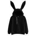 Women Cute Bunny Girl Hoodie Casual Long Sleeve Sweatshirt Pullover Rabbit Ears Plus Size Sweatershirt Harajuku Hoodies свитшот. 