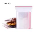 Zipper lock bag / Resealable Zip Lock Poly Bag- 2 x 3 inch Pack of 100 Piece for Plastic Storage Packet.