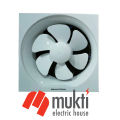 National Deluxe 6 Inch Wall Exhaust Fan White PVC Plastic Ventilation. 