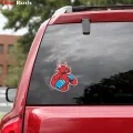 Three Ratels TRL417 #14x12.9cm bodybuilding bull  car stickers funny auto sticker decals. 