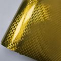 High Glossy Gold Aircraft Pattern Plated Carbon Fiber Sticker Car Tuning Stickers Adhesive Vinyl for Car Body Films Wrap Decal.