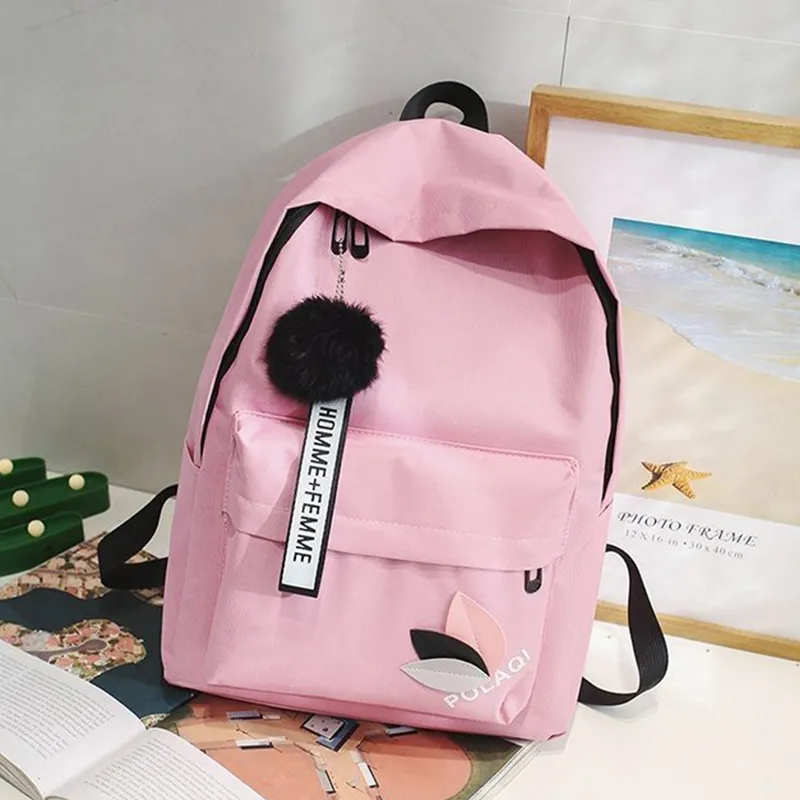 Casual Waterproof Nylon Women Bags School Backpack for Teenagers Girls Travel Backbag Mochilas Female Small Bookbag Kawaii Bag Daraz .bd