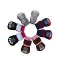 fuwen® 4 Pcs Fashion Cute Puppy Dog Pet Knits Socks Anti Slip Skid Bottom Mini Sock. 
