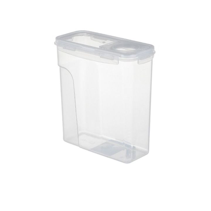 Transparent Cereal Storage Container Multifunctional Airtight Plastic