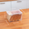 Bread Container Storage Box Dispenser Transparent With Cover Case Toast Cake Containers Airtight Box Bread Storage Box Home Tool. 