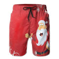 Santa Claus Xmas Graphic Beach Shorts 3D Merry Christmas Printing Board Shorts Fashion Mens Swim Trunks Pants Hombre Y2k Pants. 