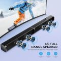 80W Bluetooth Speaker 5.0 TV SoundBar 2.1 Home Theater System 3D Surround Sound Bar Remote Control With Subwoofer For TV. 