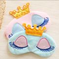 Royal Queen Sleeping Eye Mask for Women. Eye Cover Cotton for Girl, Creative Lovely Cartoon Crown Eye Masks for Travel Relax Sleeping Aid Eye Patch Shading Eye Mask - Eye Mask - Eye Mask. 