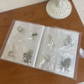 Sealing Bags Jewelry Storage Book Portable Frosted Transparent Necklace Organizer Button Closure Anti-oxidation Ring Holder for. 