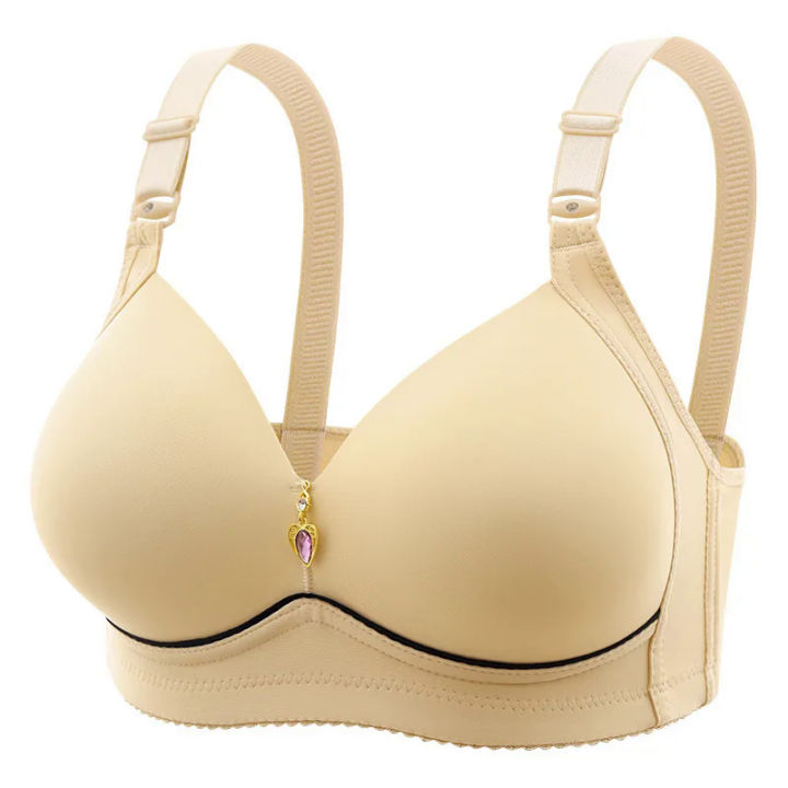New%20Non-magnetic%20Thin%20Cup%20Glossy%20Fat%20Mm%20Bra%20Large%20Size%20No%20Underwire%20Comfortable%20Breathable%20Gathered%20Women's%20Underwear%20PCardiaCP%20-%20Image%202