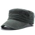 (NEW)Washed Cotton Army Hat Men's Caps Tactical Caps Flat Top Caps For Men Cadet Outdoor Tactical Cap Fishing Caps.