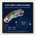 Motorola Turbo Power GaN Fast Charging 68W Type-C EU Adapter with Type-C Cable- Motorola 68W Gan Turbo Power Fast C-Type Charger for Motorola Edge 60 Pro/Edge 60 Fusion/Edge 50 Fusion/Edge 50 Ultra/50 Pro/Razr 50 Ultra/Moto G45/G54/Moto E40/Moto G35 & Sup. 