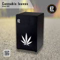 Be loud Cajon Box (Cannabis leaves) black-002. 