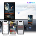Wireless Carplay Screen 8" Portable Car Radio with Android Auto Portrait and Landscape Screen.
