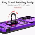 Armor Case For Samsung Galaxy A55 A35 A25 A15 A05S A05 A54 A34 A24 A14 5G Slide Camera LensProtection Magnetic Ring Holder Cover.