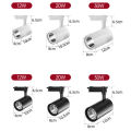 LED Ceiling COB Track Light Set 3 Lights 2Rail Spot Light 12W 20W 30W Track Lamp For Living Room Clothing Store Home Decoration Lighting Black White. 
