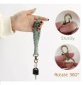 Wrist Cotton Rope Key Chain Boho Macrame Wristlet Lanyard Keychain for Women Key Bracelet Key Holder Couple Girl Gifts.