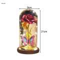 LED Rose Butterfly Lamp Presents Girlfriend Her Flower. 