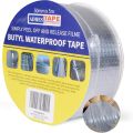 Big Size Leakage Repair Waterproof Tape for Pipe Leakage Roof Water Leakage Solution Aluminium Foil Adhesive Tape Sealing Butyl Rubber Tape (10 Meter ). 