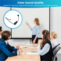 Handheld 2.4G Wireless Microphone -Mounted Microphone Volume Amplifier Teaching Loudspeaker for Voice Teaching.