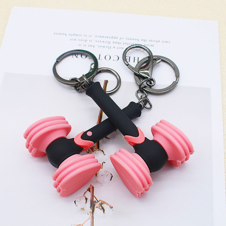 Stick Key Rings 【Be worth】 Korean Stars Love Hammer Keychain Cut Stick Key Ring For Men ...