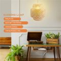 Modern Bamboo Pendant Light Rattan Lights Fixture Bamboo Wicker. 