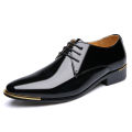 Italian Luxury Men's Shoes Oxford Quality Patent Leather White Wedding Size 38-48 Black Leather Soft Man Dress Formal Shoe Male KEEMEEUYZO.