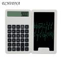 Dual Function Calculator Smart Desk Calculator with Large 12-digit Display Notepad Rechargeable Battery Powered Ideal for Math Calculator Notepad.