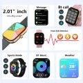 LAXASFIT Smartwatch Bluetooth Voice Call Heart Rate Monitor Waterproof Smart Watch IOS Android Men Gift Sports Watch.