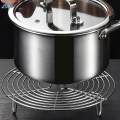 Round Cooling Rack Round Stainless Steel Steamer Rack for Pot Air Fryer Oven 8.66inch. 