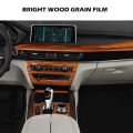10x100cm Wood Grain Film Stickers Auto Body Styling Decor Waterproof DIY Vinyl Sticker Decal for Car Interior Accessories. 