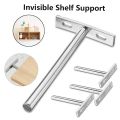 Convenient Hardware Furniture Heavy Duty Concealed Racks Support Bench Board Invisible Shelf Brackets Storage Wall Mount Shelf.