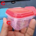 6 Pieces Mini Plastic Storage Box for Collecting Small Items, Beads, Jewelry, Parts etc.