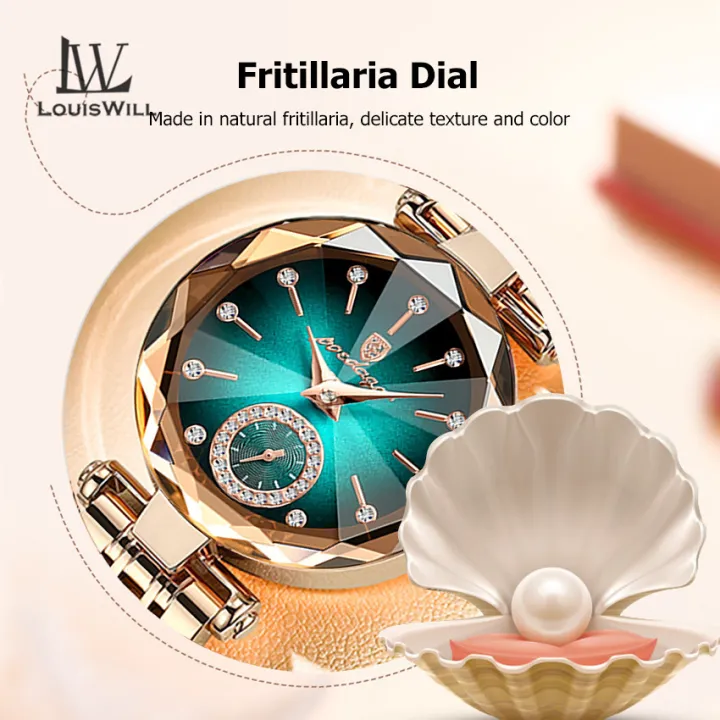 LouisWill%20Women's%20Fashion%20Watches%20Gradient%20Two%20And%20A%20Half%20Needle%20Watch%20Independent%20Second%20Disk%20Design%20Diamond%20Encrusted%20Steel%20Band%20Watch%20Casual%20Quartz%20Watch%20Elegant%20Gifts%20-%20Image%206