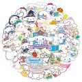 50pcs Cute Sanrio Cinnamoroll Sticker Cartoon Decals for Scrapbook Diary Car Stationery Laptop Waterproof Stickers Gift.