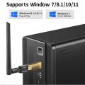 150M USB Bluetooth 5.4 Adapter USB Bluetooth Dongle for PC Speaker Wireless Mouse Keyboard Audio Receiver Transmitter Adapter.