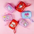 1 Pc Rectangle Coin Purse for Girls/ Zipper Mini Coin Bag for Kids Coin Wallet/ Tinplate Earphone Key Storage Bag - Earphone Case Pouch/ Headphone Case. 