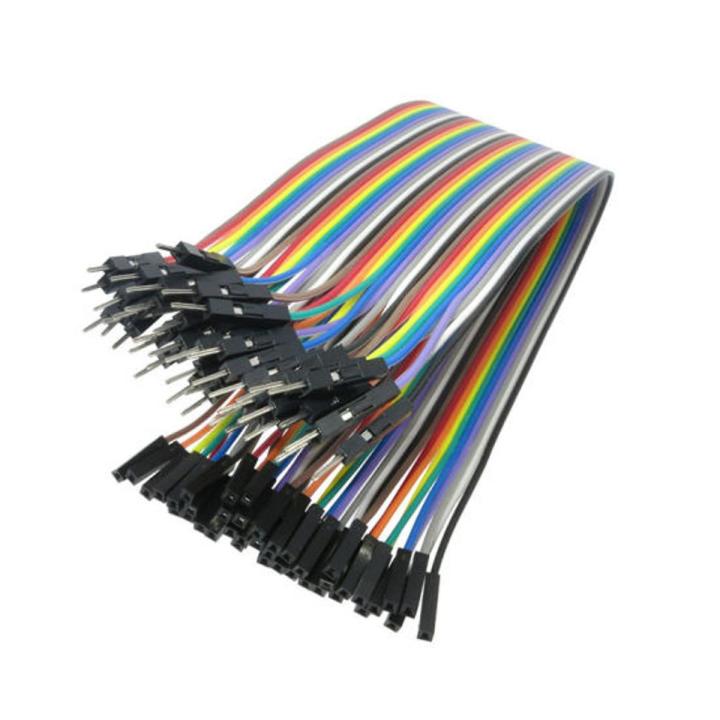 40pcs Male to female Dupont Wire Jumper Cable for Breadboard