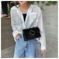 Summer small bag French small foreign gas chain bag female   fashion wild ins Messenger bag. 
