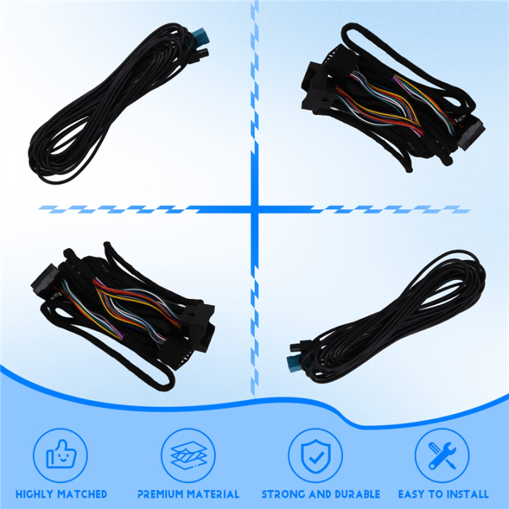 Wiring%20Harness%20Extension%206M%2017+%2040%20Pin%20for%20X5%20M3%20M5%20E46%20E38%20E39%20E53%20Android%20Head%20Unit%20Radio%20Fakra%20Antenna%20-%20Image%203