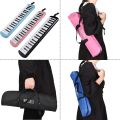 37 Keys Melodica Instrument Melodica Air Piano Keyboard with 2 Soft Blow Pipe 2 Blowing Nozzles - black. 