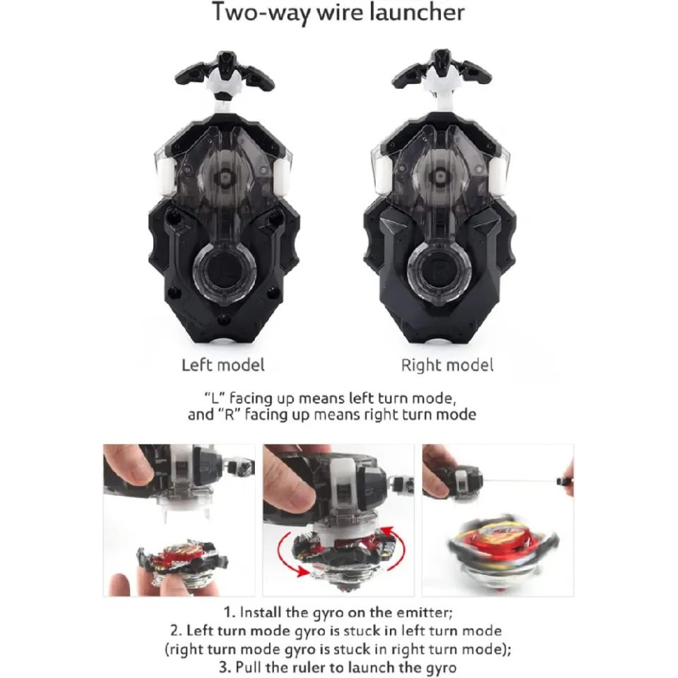 10 Pieces Bey Beyblade Top, Two-Way Transmitters, Zest Achilles