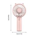 Mini Fan Handheld Cute Mini Handheld Fan Portable Rechargeable Cooling Electric Fan USB Rechargeable Personal Mini Fan Quiet. 