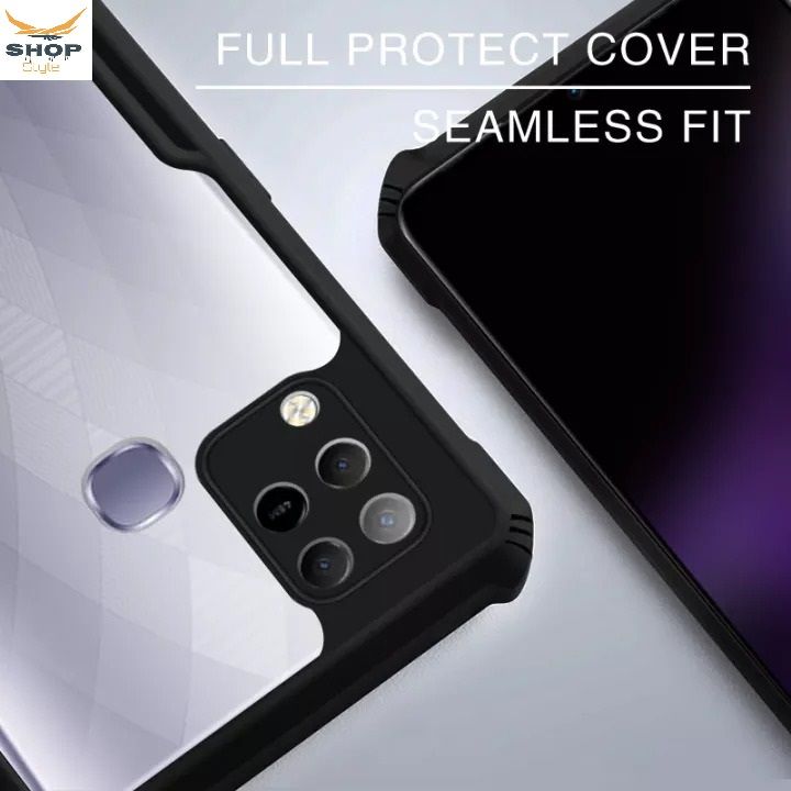 Infinix Hot 10s - Hard Case Back Cover【( 100% Premium Quality )】Transparent Silica Gel Matte ShockProof Slim Thin Cover Phone Casing ...