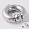 316 Stainless Steel Body Piercing Nose Ring Stud Earrings Spring Action Captive Bead Ring CBR 2G 4G 6G 8G 0G 00G Body Jewelry.